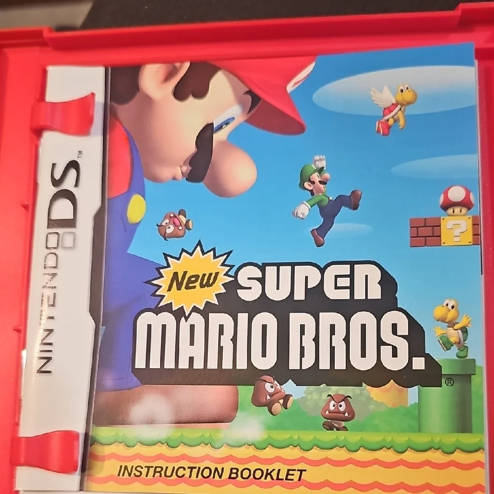 Nintendo Red New Super Mario Bros. Video Game